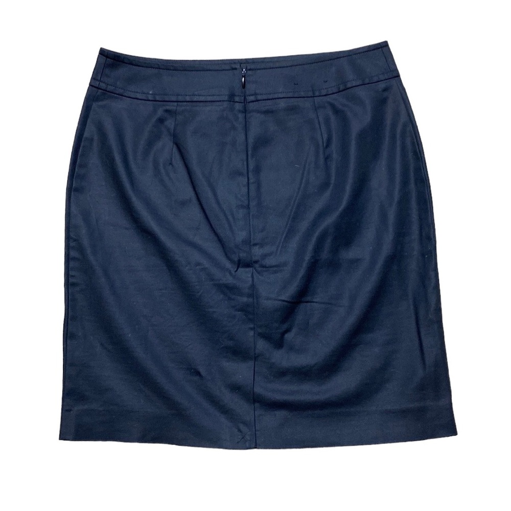Banana Republic Black Professional Back Zipper Mini Skirt 2 - Picture 2 of 7